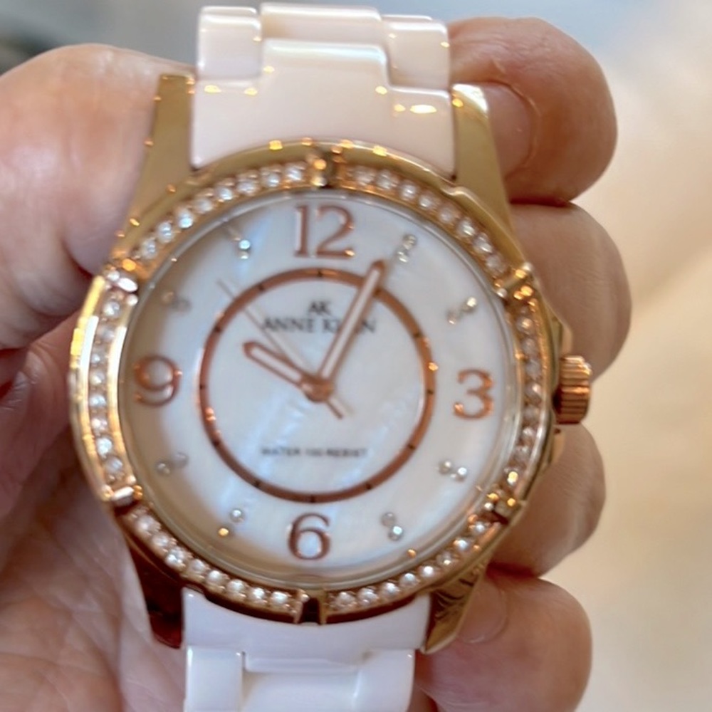 Annie Klein ceramic watch
